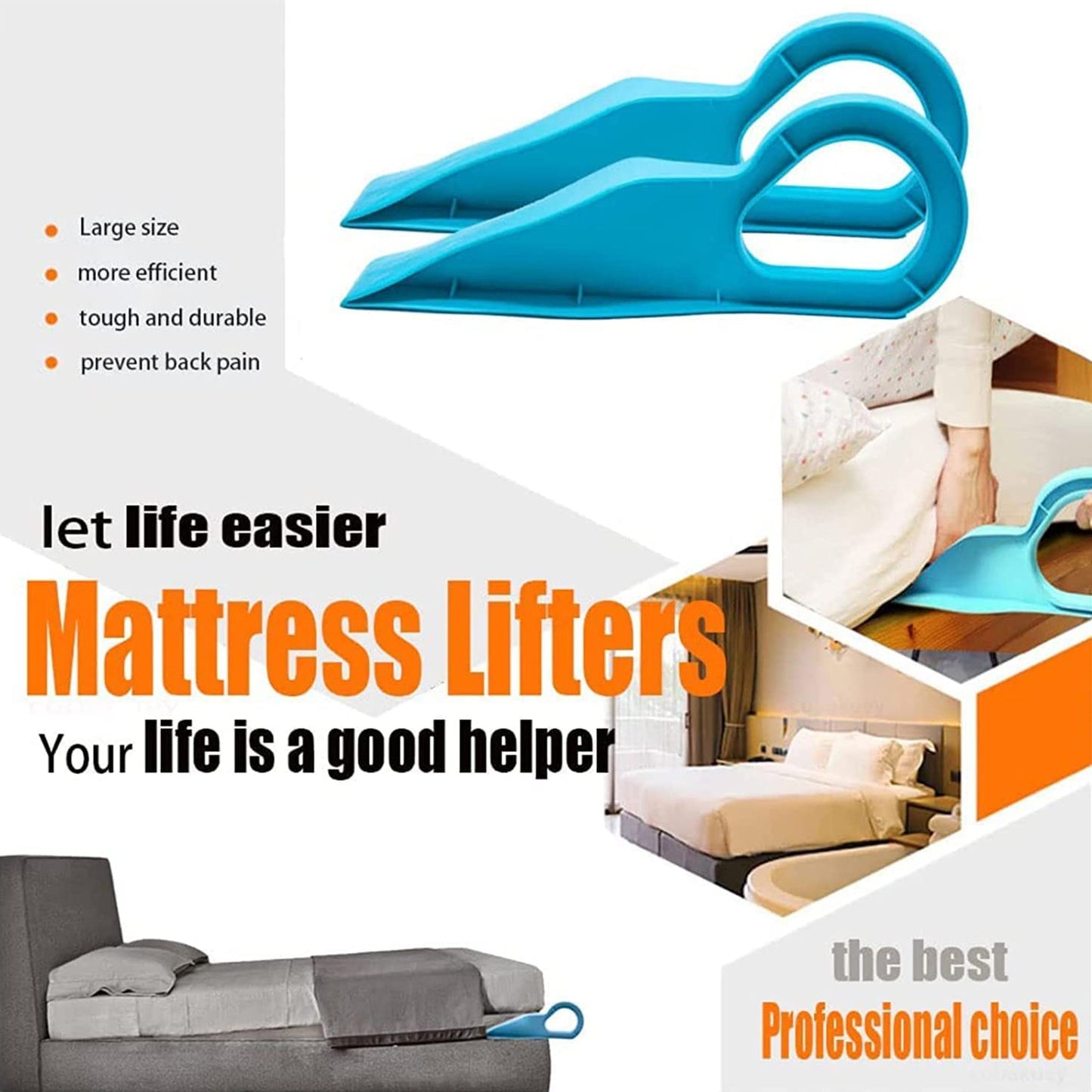 9013 Mattress Lifter Bed Making Aid, Change The Sheets Instantly helping Tool ( 1 pc ) DeoDap