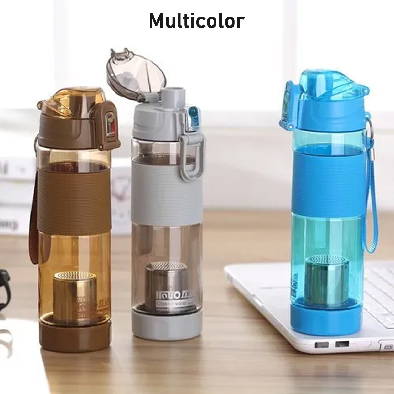 6480 Alkaline Water Bottle, with Food Grade Plastic, Stylish and Portable DeoDap