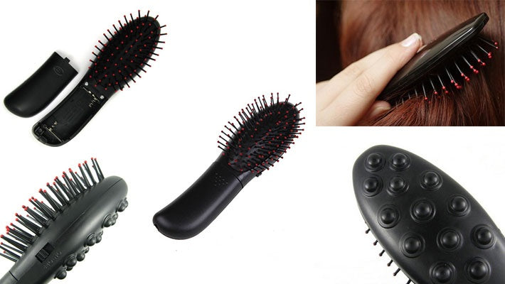 1301 2In1 Head Massager Hairbrush For Treatment of Hair DeoDap