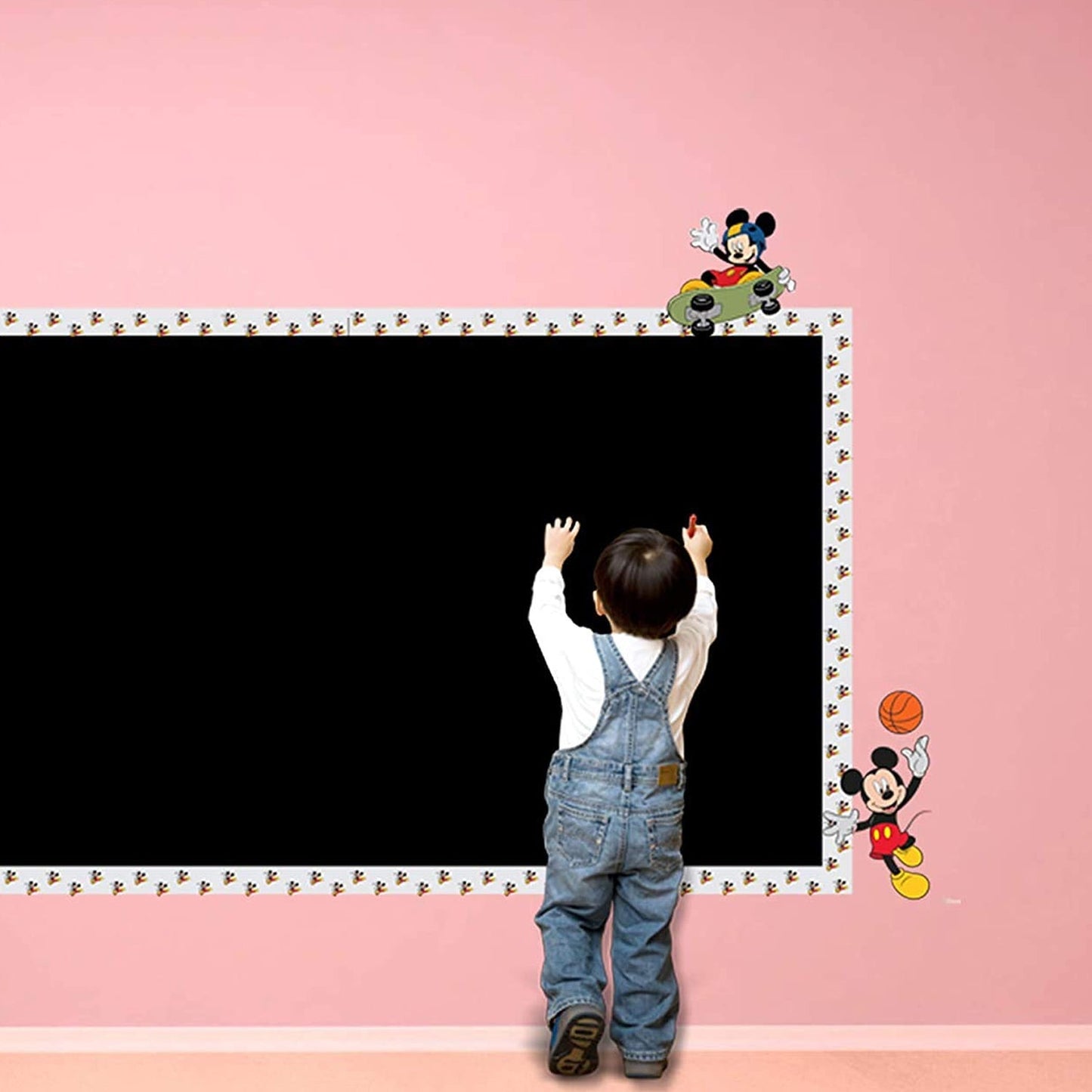 4038 Blackboard Erasable Wall Sticker Chalkboard Sticker Removable Blackboard Wall Stickers Mural for Kids Room DeoDap