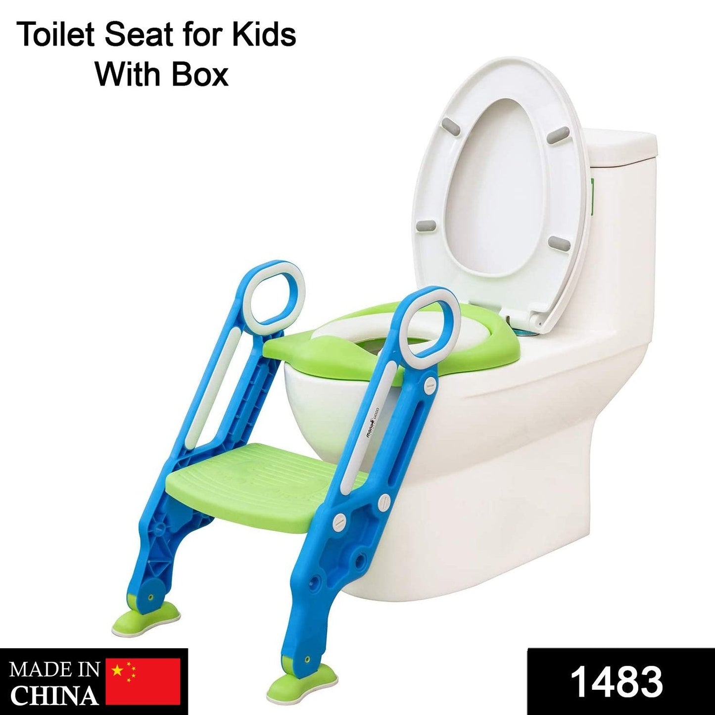 1483 2 in 1 Training Foldable Ladder Potty Toilet Seat for Kids DeoDap