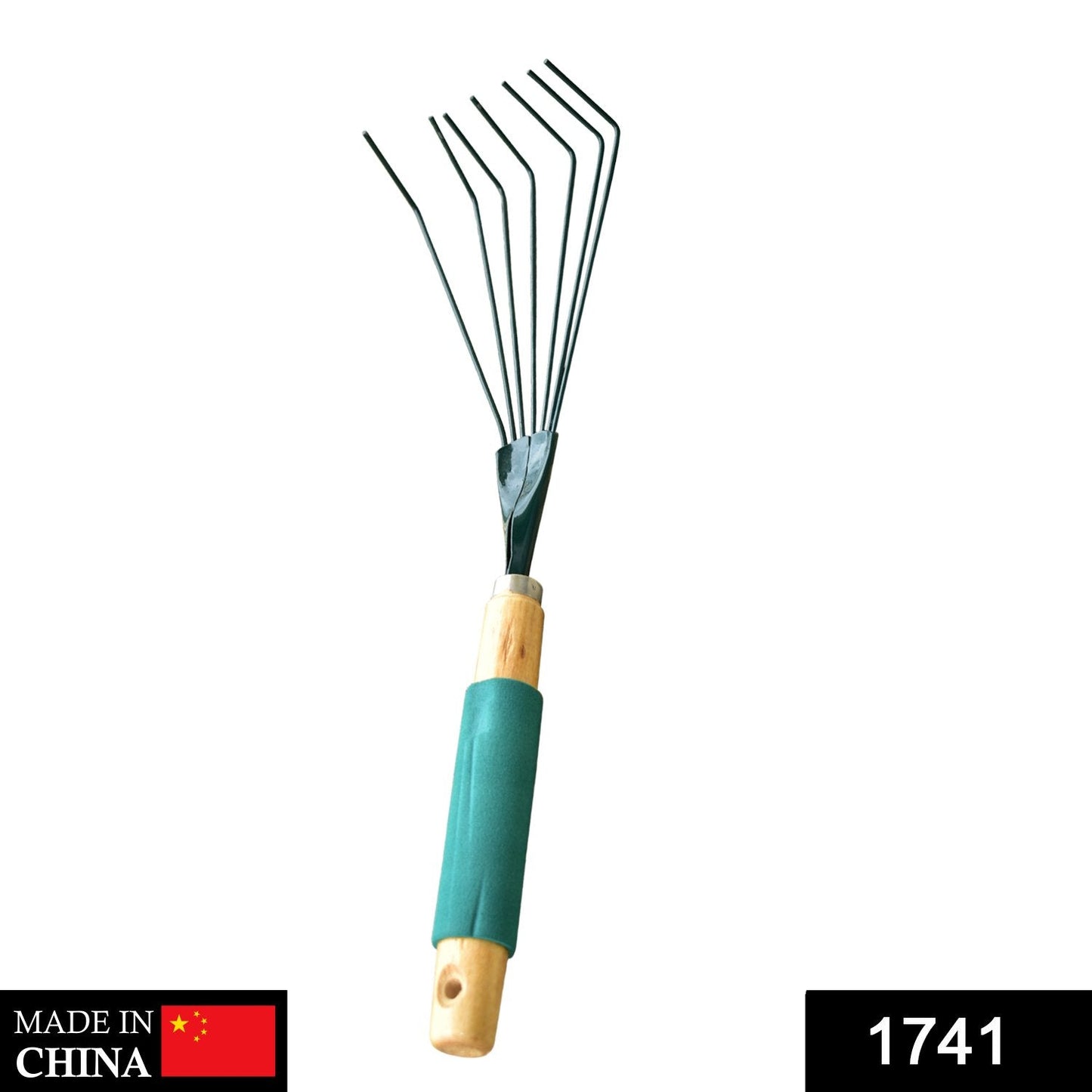 1741 Stainless Steel Tooth Garden Leaf Rake DeoDap