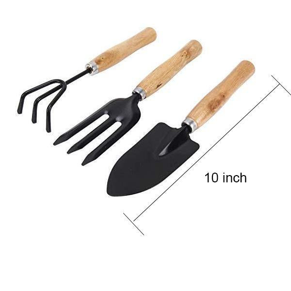 542 Gardening Tools - Hand Cultivator, Small Trowel, Garden Fork (Set of 3) DeoDap