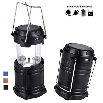 874 Rechargeable Camping Lantern LED Solar Emergency Light Bulb DeoDap