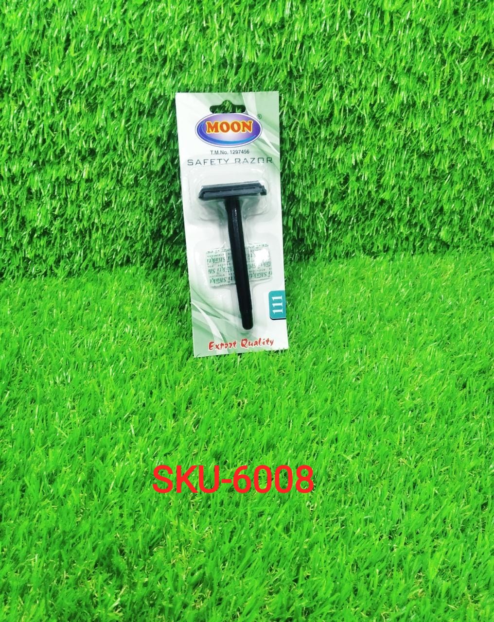 6008 Shaving Razor for Men Blade Razor with Plastic Grip Handle (With Card Packing) DeoDap