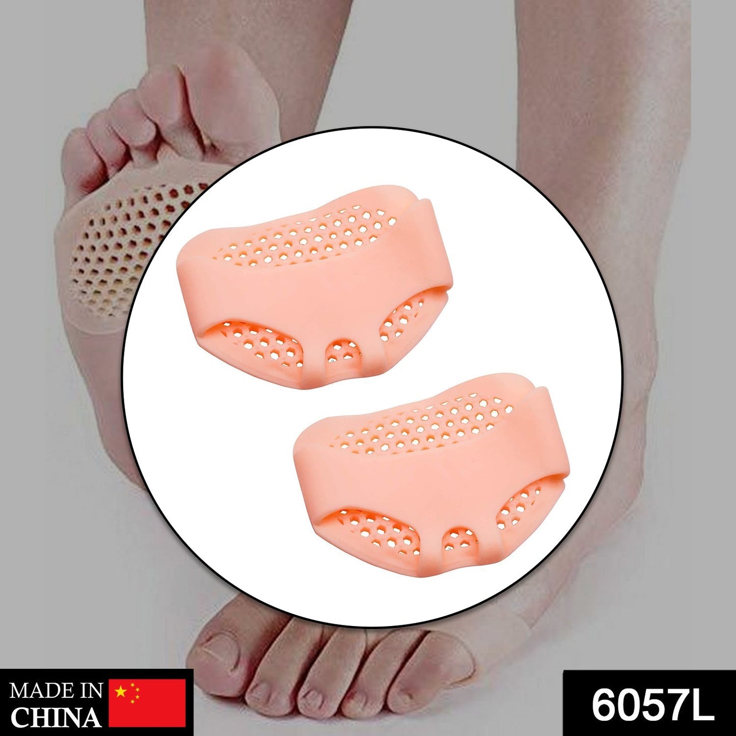 6057L Silicone Tiptoe Protector and cover used in protection of toe for all men and women. DeoDap