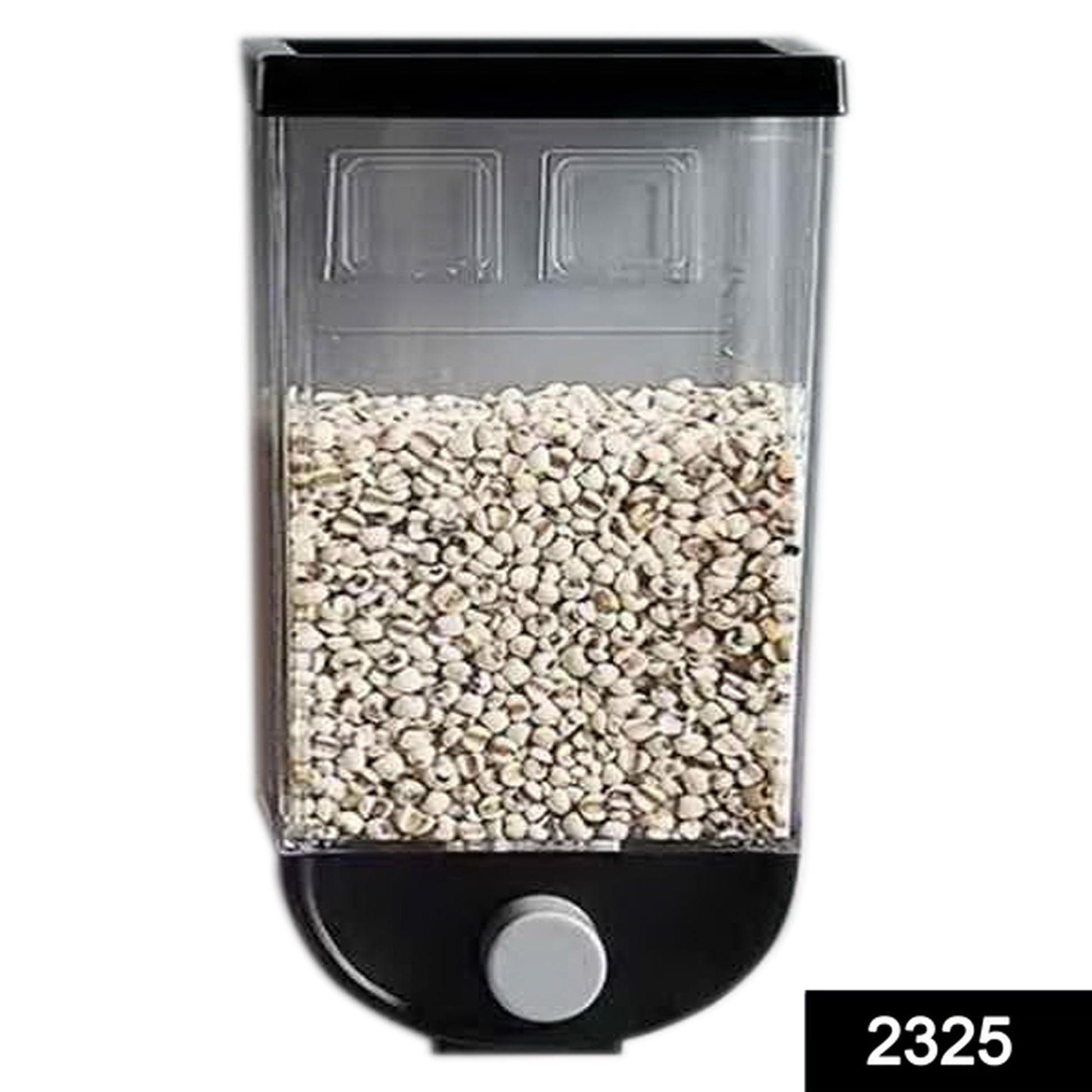 2325 Wall Mounted Cereal Dispenser Tank Grain Dry Food Container (1500ML) (Multicolour) DeoDap