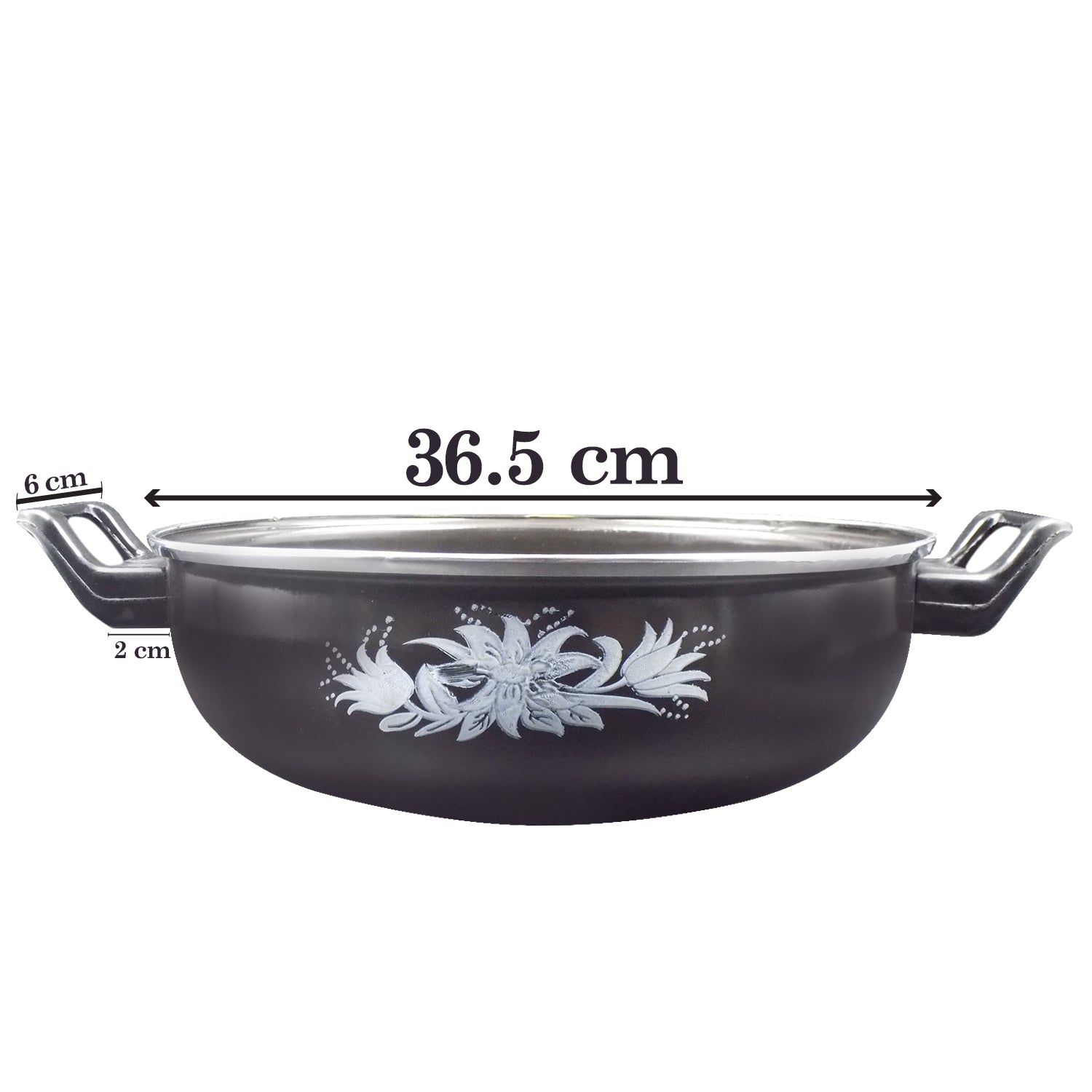 2521 Traditional Small Cast Iron Kadai DeoDap