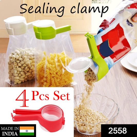 2558 Portable Seal Pour Food Storage Bag Clip Snack Sealing Clip DeoDap