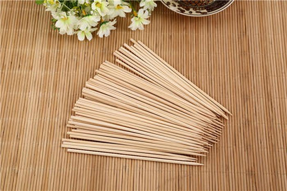 1119 Bamboo Wood Skewer BBQ Sticks DeoDap