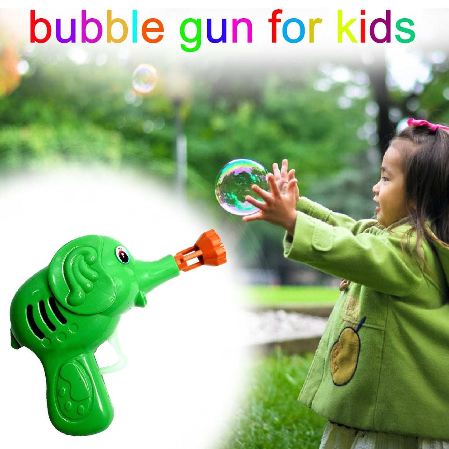 1925 elephant bubble gun for kids / kids toys bubble gun Toy Bubble Maker DeoDap