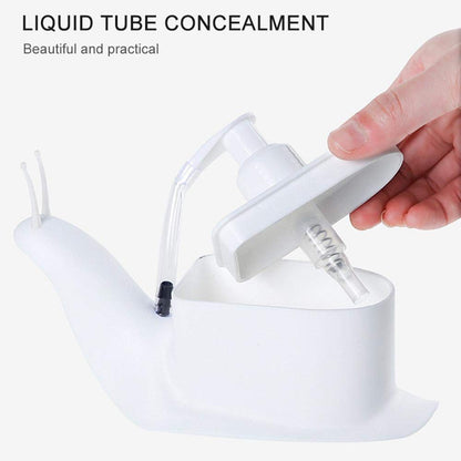 0226 Portable Snail Shape Liquid Soap Dispenser DeoDap