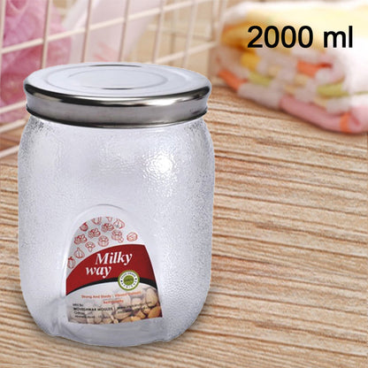 3677 Mason Jar with Airtight lids (2000 ml) DeoDap