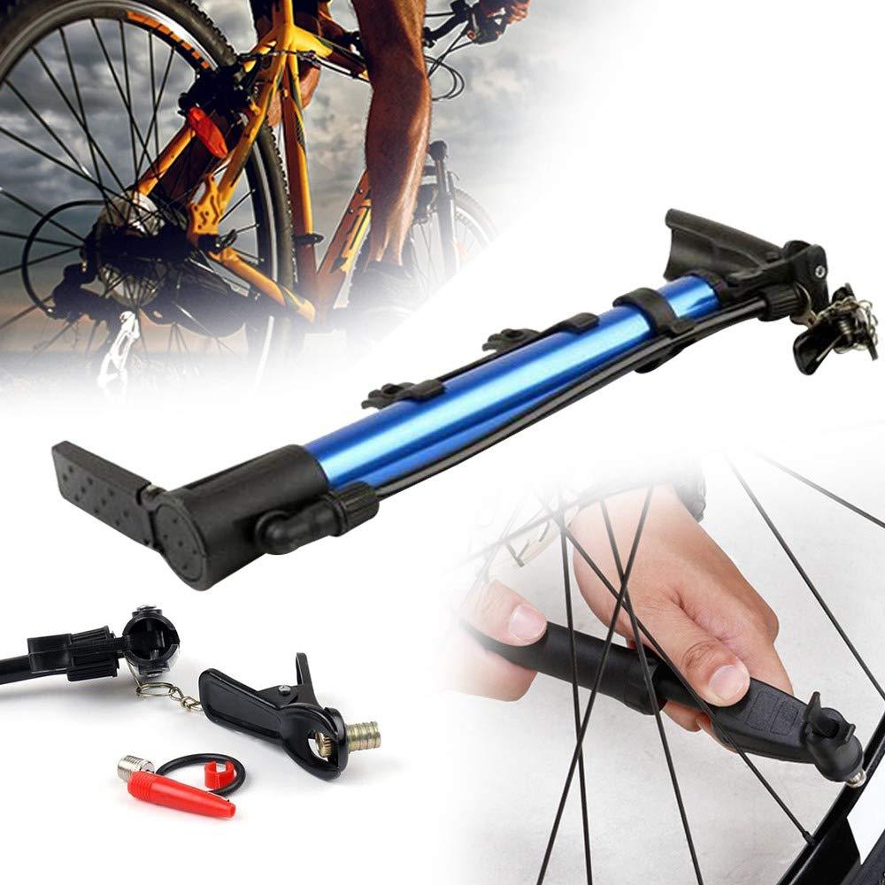 544 Aluminum Mini Bicycle Air Pump (Multicolor) DeoDap