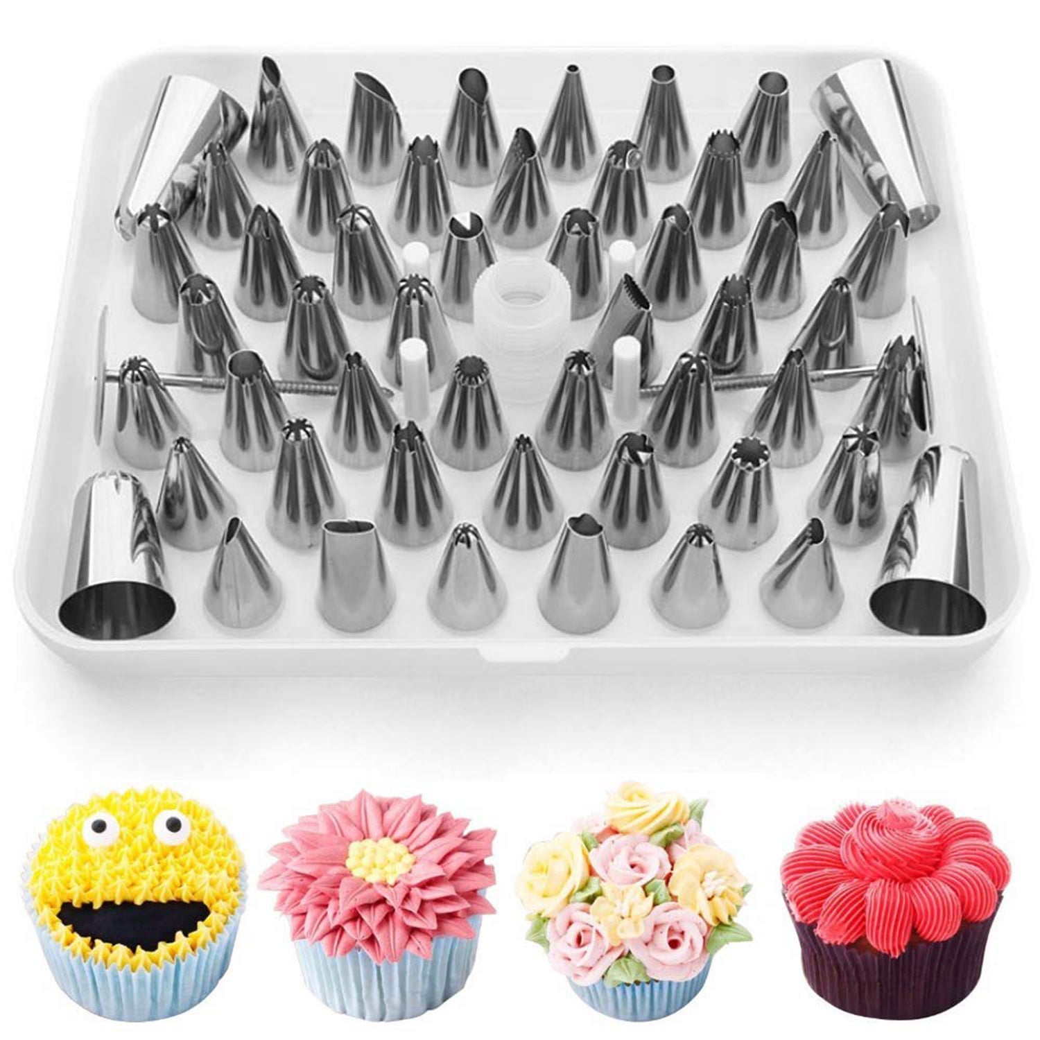 4722 Cake Nozzle Set and Cake Nozzle Tool Used for Making Cake and Pastry Decorations. DeoDap