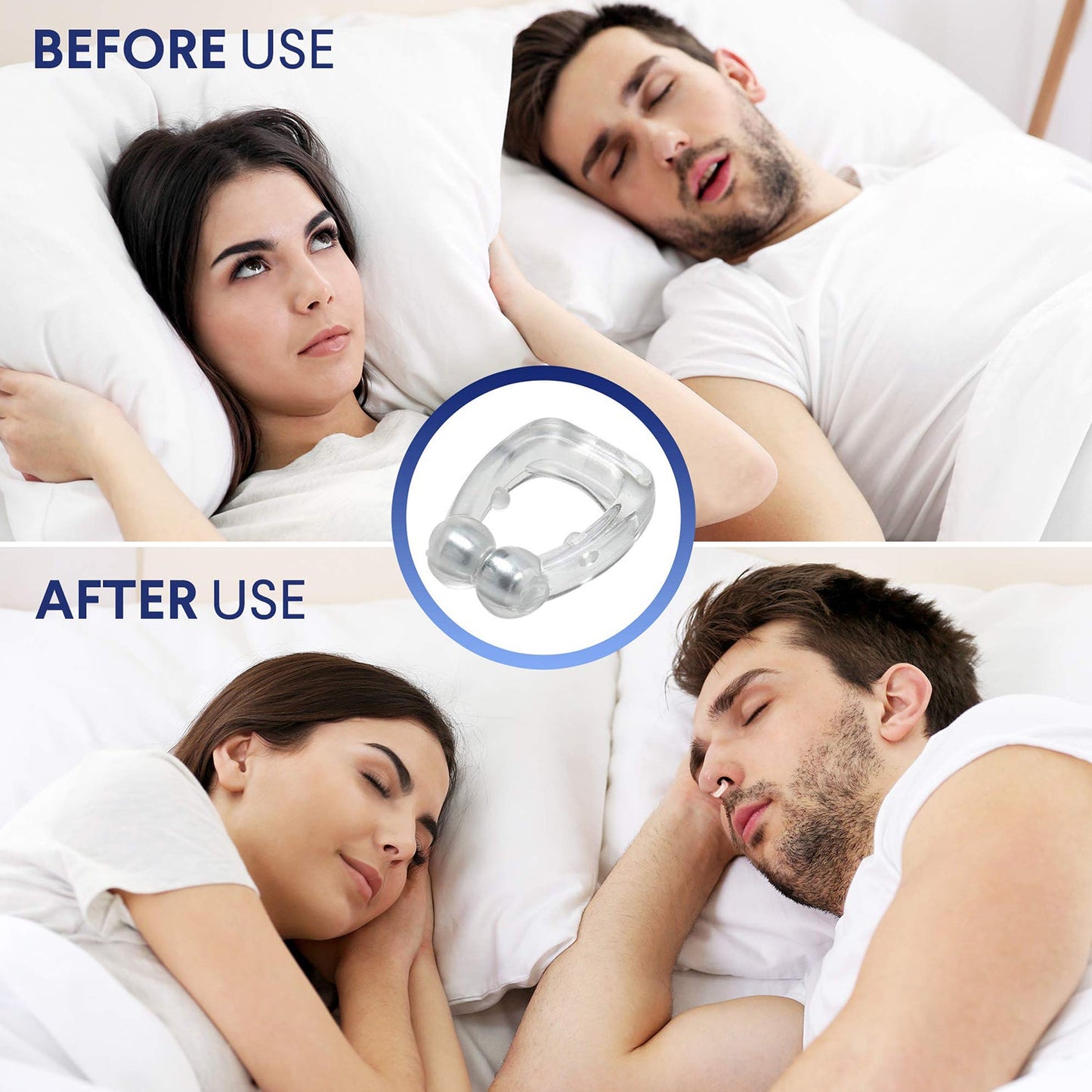 0338A Snore Free Nose Clip (Anti Snoring Device) - 1pc DeoDap