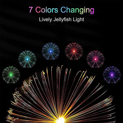 6616 2pcs Garden Solar Outdoor Lights Decorative , 7 Colors Changing RGB Light Waterproof Flower Jellyfish Firework Decor for Garden Patio Landscape Pathway Yard Holiday Decor DeoDap