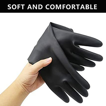 0673 Multipurpose Natural Gum Rubber Reusable Cleaning Gloves DeoDap