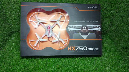 4458 HX-750 Remote Controlled Drone with Unbreakable Blades for Kids (Without Camera) DeoDap