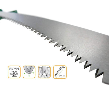 615 Chromium Steel Saw 3 Edge Sharpen Teeth with Plastic Cover and Blister Packing DeoDap