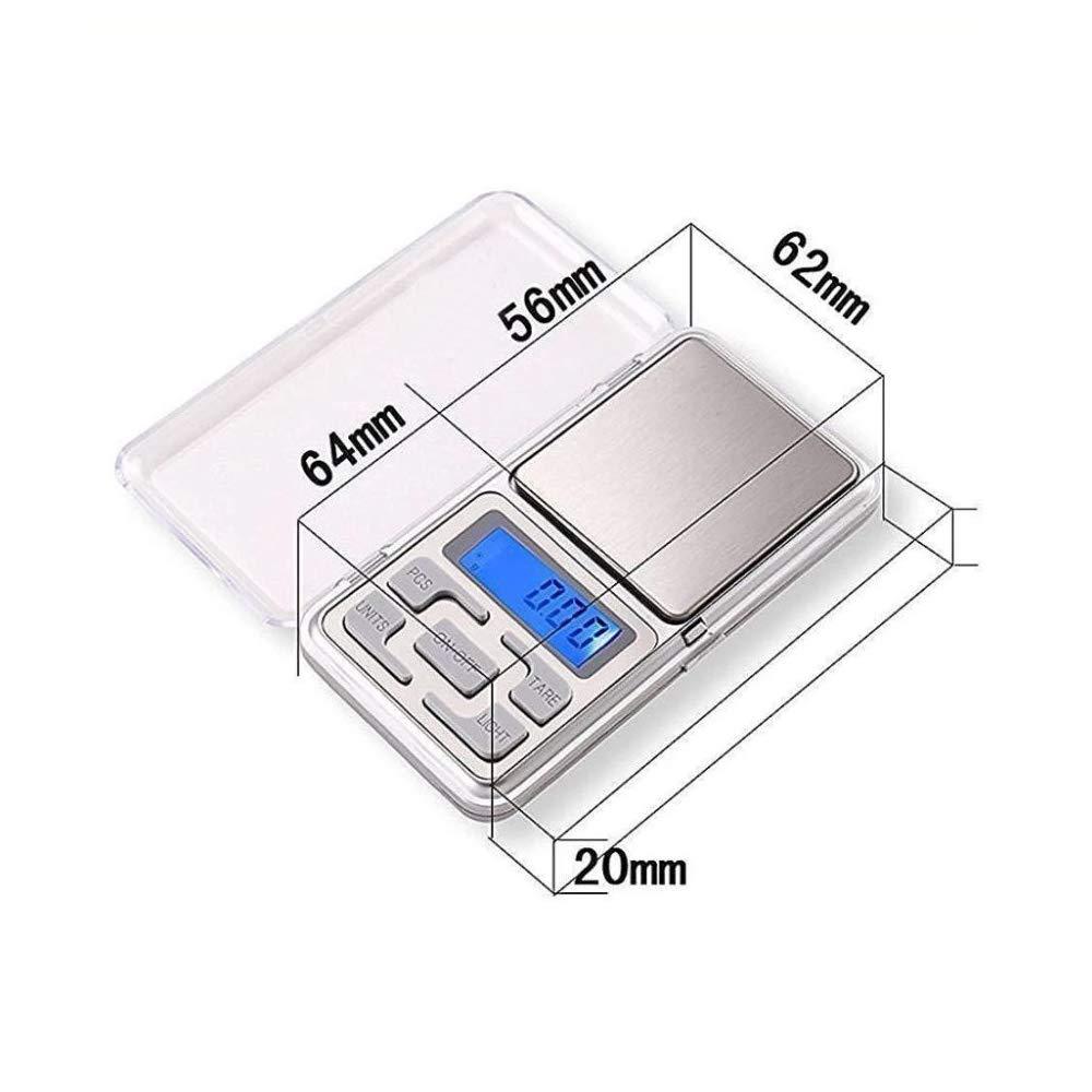 643 Multipurpose (MH-200) LCD Screen Digital Electronic Portable Mini Pocket Scale(Weighing Scale), 200g DeoDap