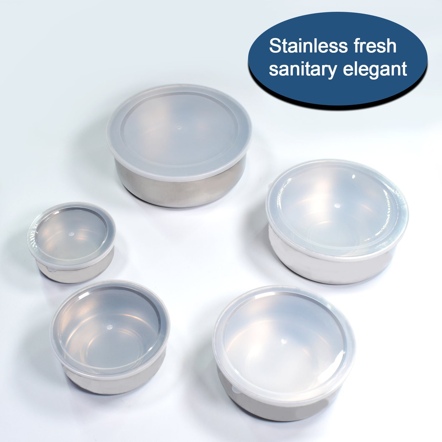 2808 Stainless Steel Food Storage Airtight & Leak Proof Lunch Box DeoDap