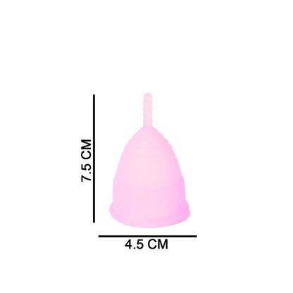 6112B REUSABLE MENSTRUAL CUP USED BY WOMENS AND GIRLS DURING THE TIME OF THEIR MENSTRUAL CYCLE DeoDap