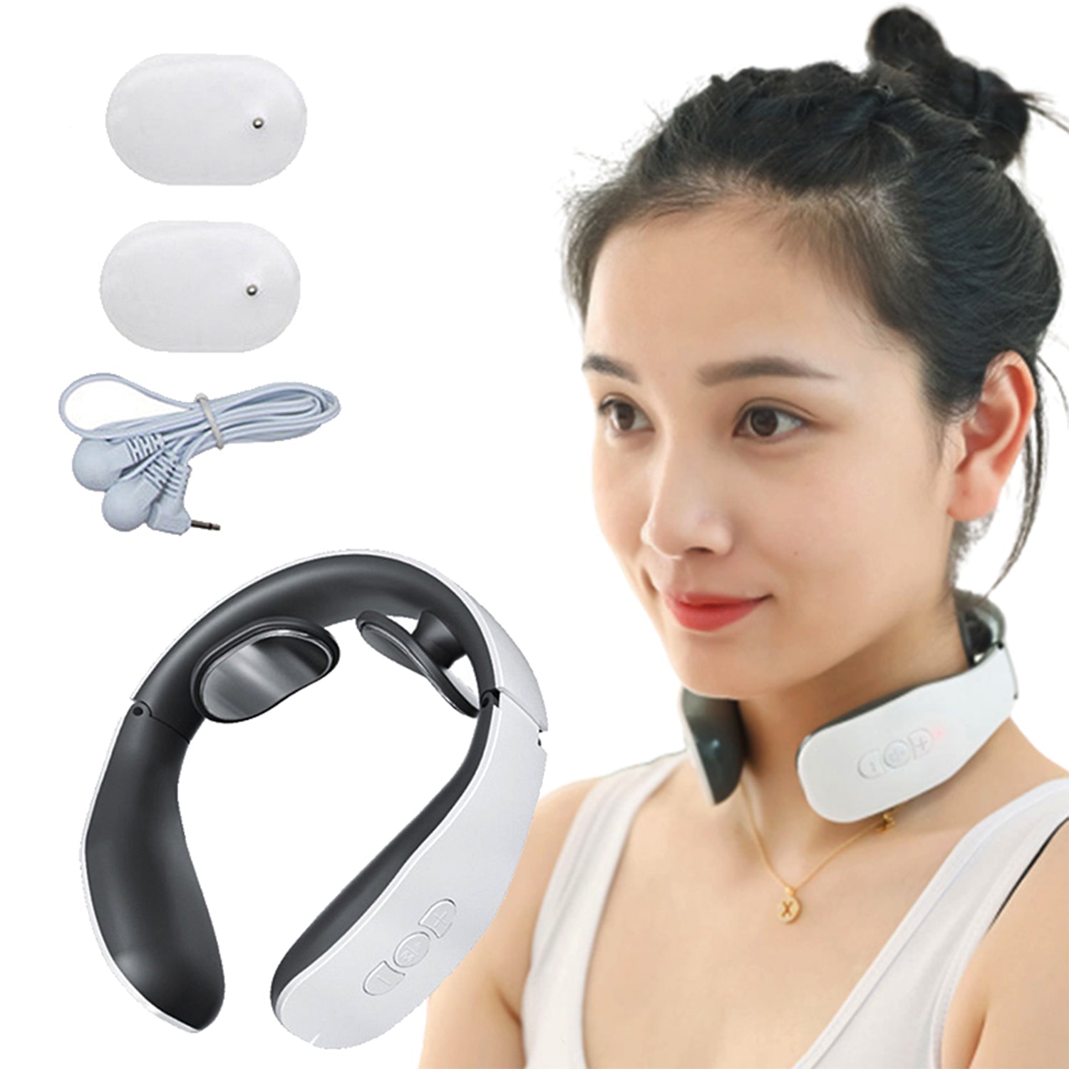 6199 Electric Neck Massager for Deep Tissue Pain Relief Cervical Vertebra Massager DeoDap