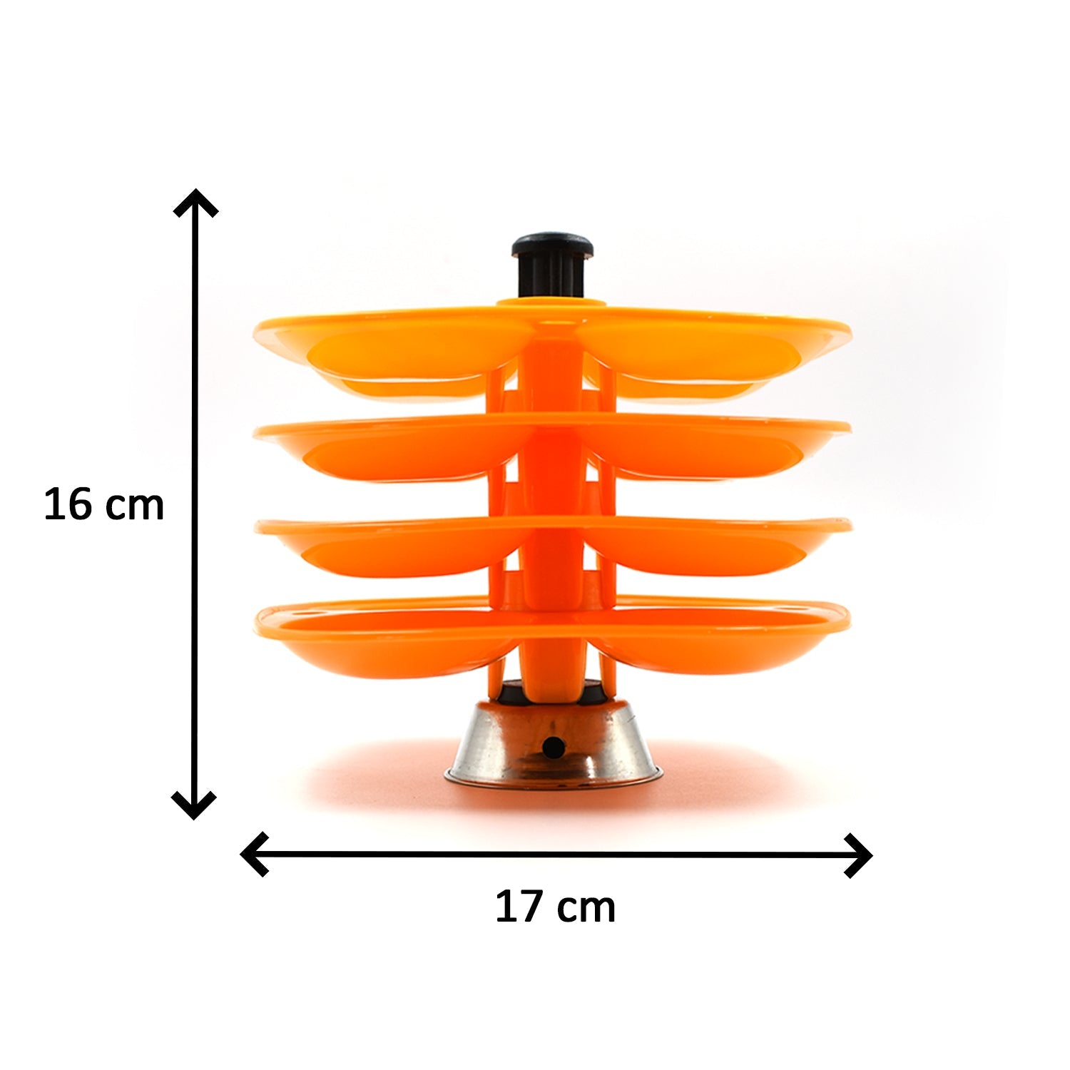 2686 4 Layer Idli Stand used in all kinds of household kitchen purposes for holding and serving idlis. DeoDap