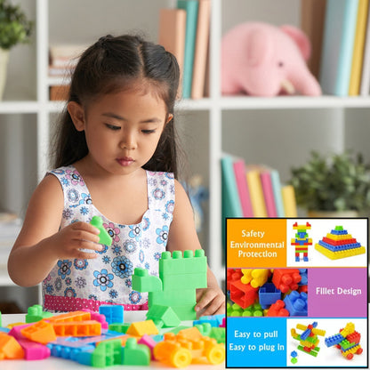 4431 Blocks Set for Kids, Play Fun and Learning Blocks for Kids Games for Children Block Game Puzzles Set Boys, Children (Multicolor, 120 Bricks Blocks) DeoDap