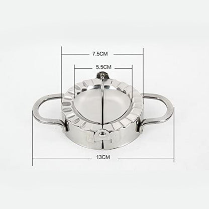 2824 Stainless steel Gujiya/Gujia  Mould Cutter Kitchen Mould DeoDap