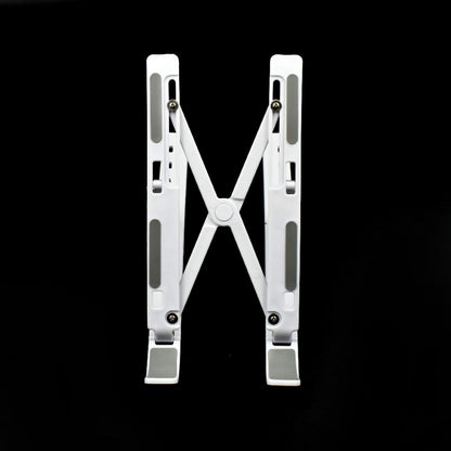 1320 Adjustable Laptop Stand Holder with Built-in Foldable Legs and High Quality Fibre DeoDap