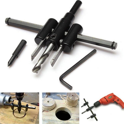 447 Adjustable Circle Hole Saw Drill Bit Cutter DeoDap