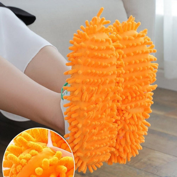 0516 Multi-Function Washable Dust Mop/Floor Cleaning Slippers DeoDap