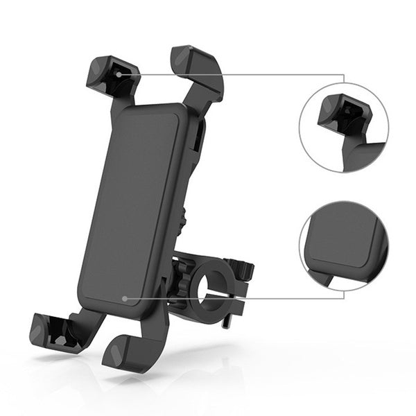 1456 Bike Phone Mount Anti Shake and Stable Cradle Clamp with 360Â° Rotation DeoDap