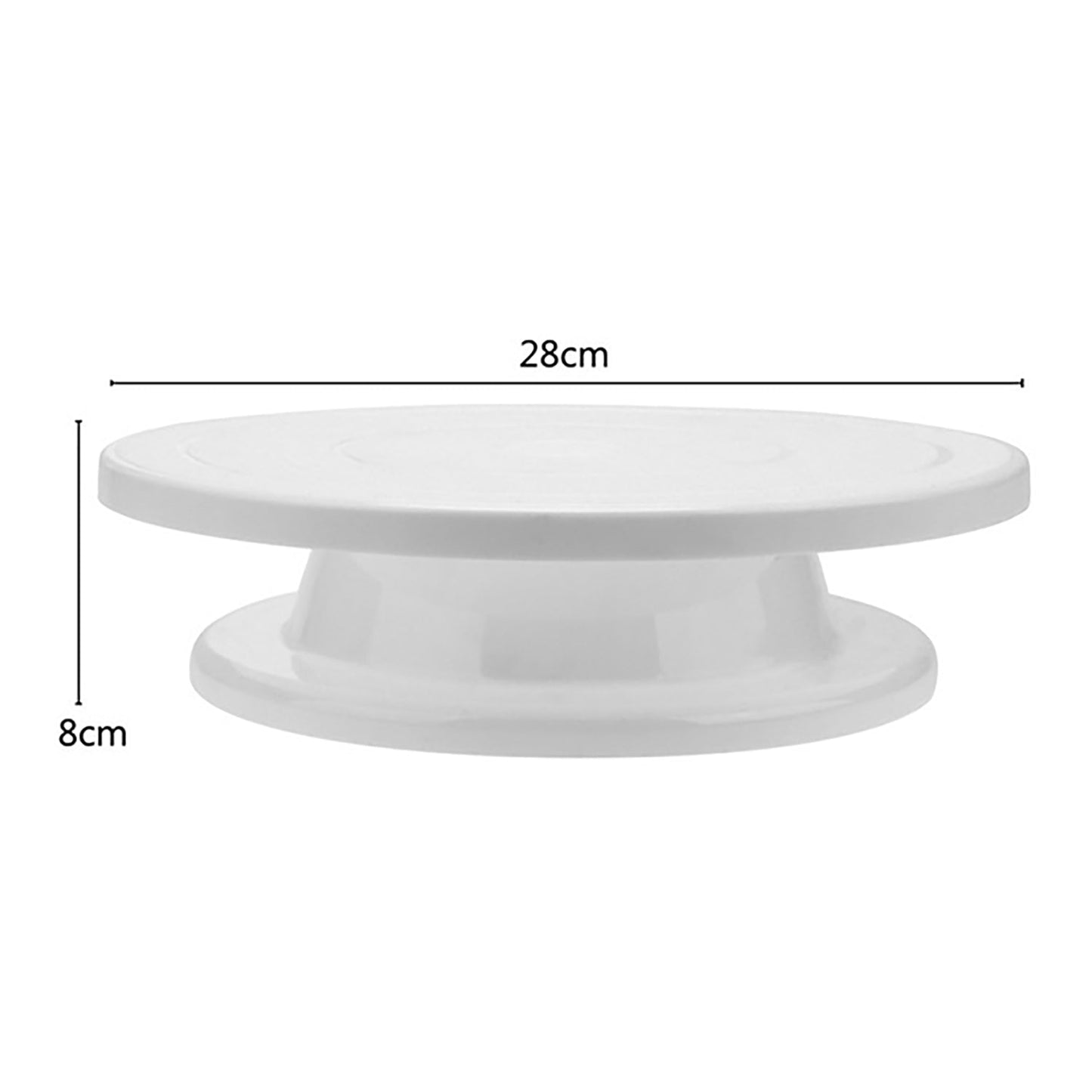 2540 Rotating Cake Stand for Decoration and Baking ( 28 Cm) DeoDap