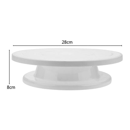 2540 Rotating Cake Stand for Decoration and Baking ( 28 Cm) DeoDap