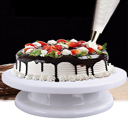 2540 Rotating Cake Stand for Decoration and Baking ( 28 Cm) DeoDap