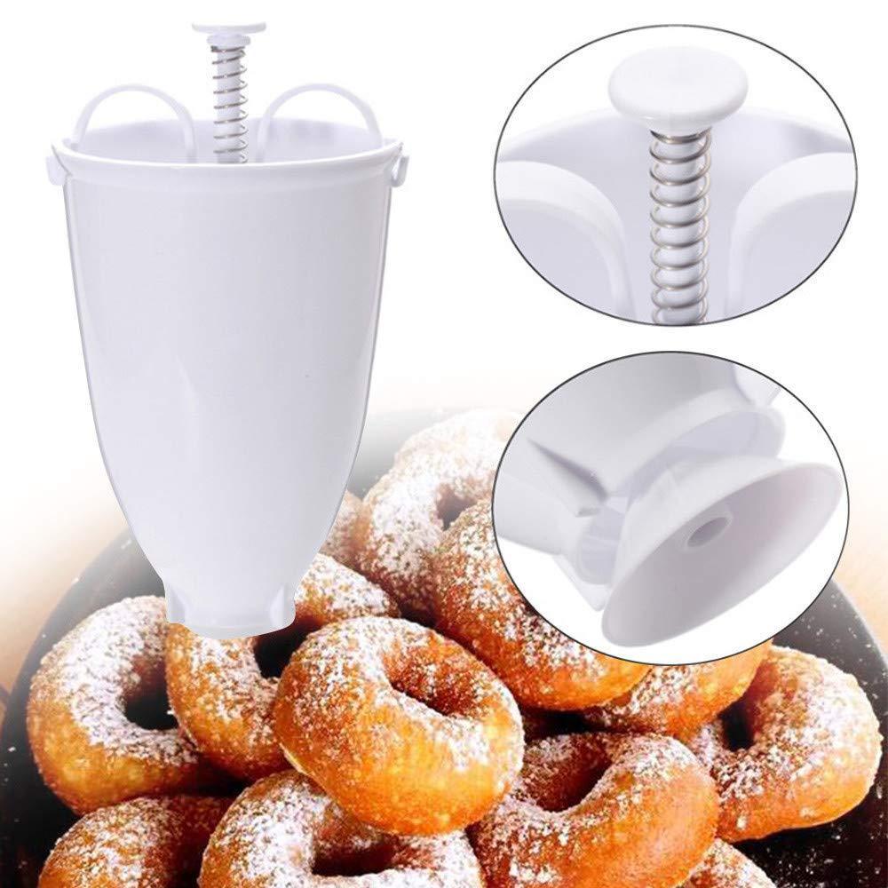 646 Mini Donut Maker Dispenser - Plastic Vada/Meduwada Maker DeoDap