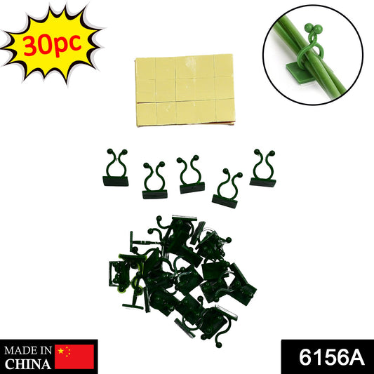 6156A 30pcs wall Plant Climbing Clip widely used for holding plants and poultry purposes and all. DeoDap