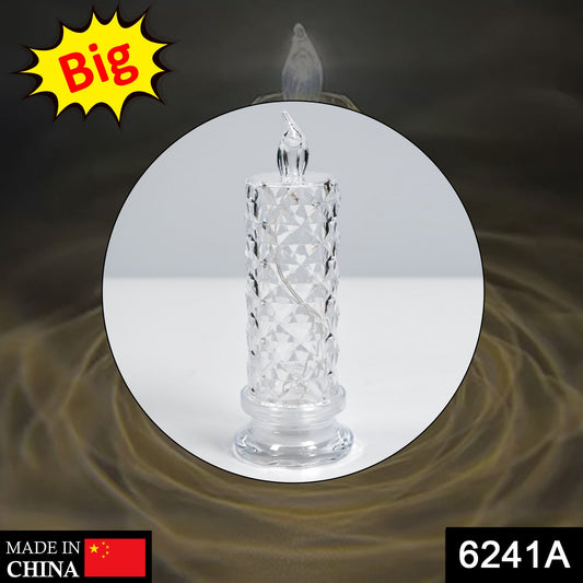 6241A Rose Candles for Home Decoration, Crystal Candle Lights DeoDap