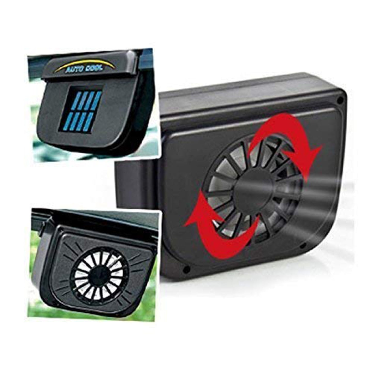 1460 Plastic Auto Cool- Solar Powered Ventilation Fan Keeps Your Parked Car Cool DeoDap