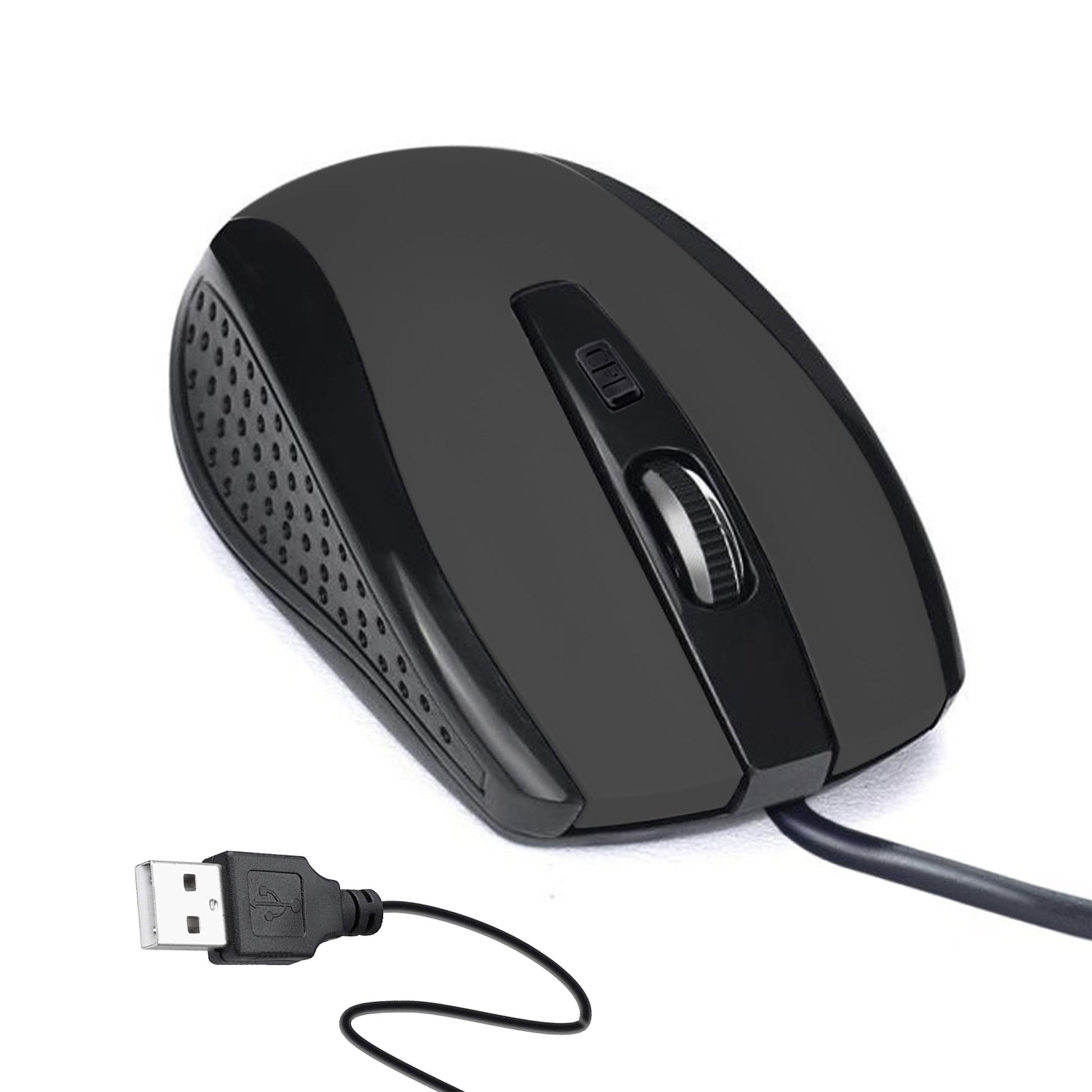 1422 Wired Mouse for Laptop and Desktop Computer PC With Faster Response Time (Black) DeoDap