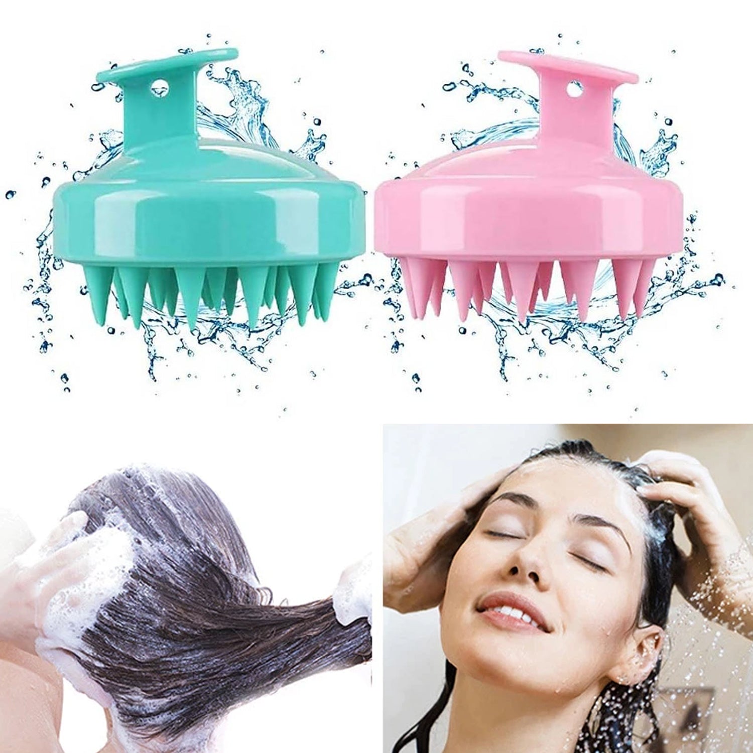 6099 Hair Scalp Adjustable Massager Shampoo Brush,Scalp Shampoo Brush DeoDap