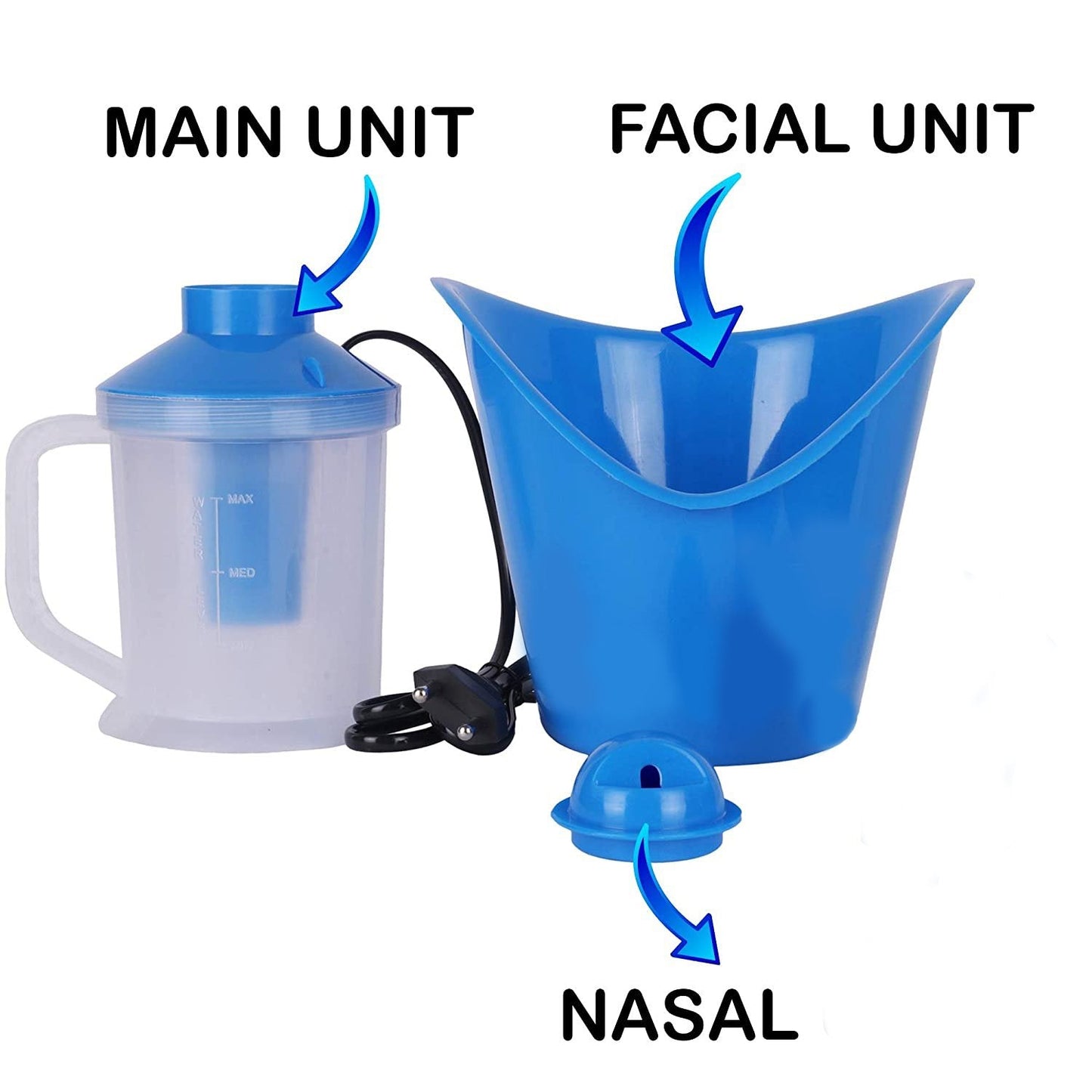 6125 3 in 1 Vaporiser used in inhaling specially during cold and ill body types etc. DeoDap