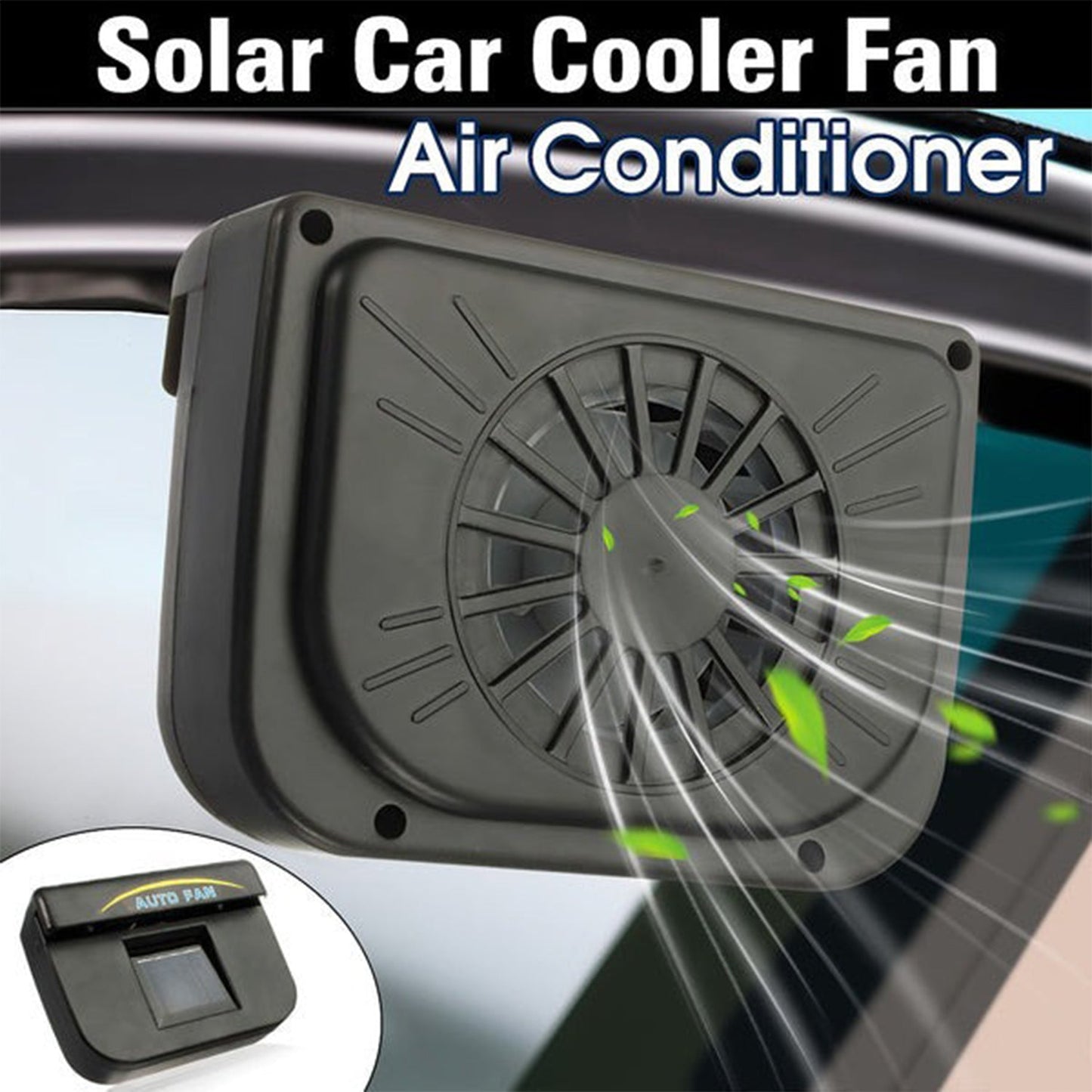 1460 Plastic Auto Cool- Solar Powered Ventilation Fan Keeps Your Parked Car Cool DeoDap