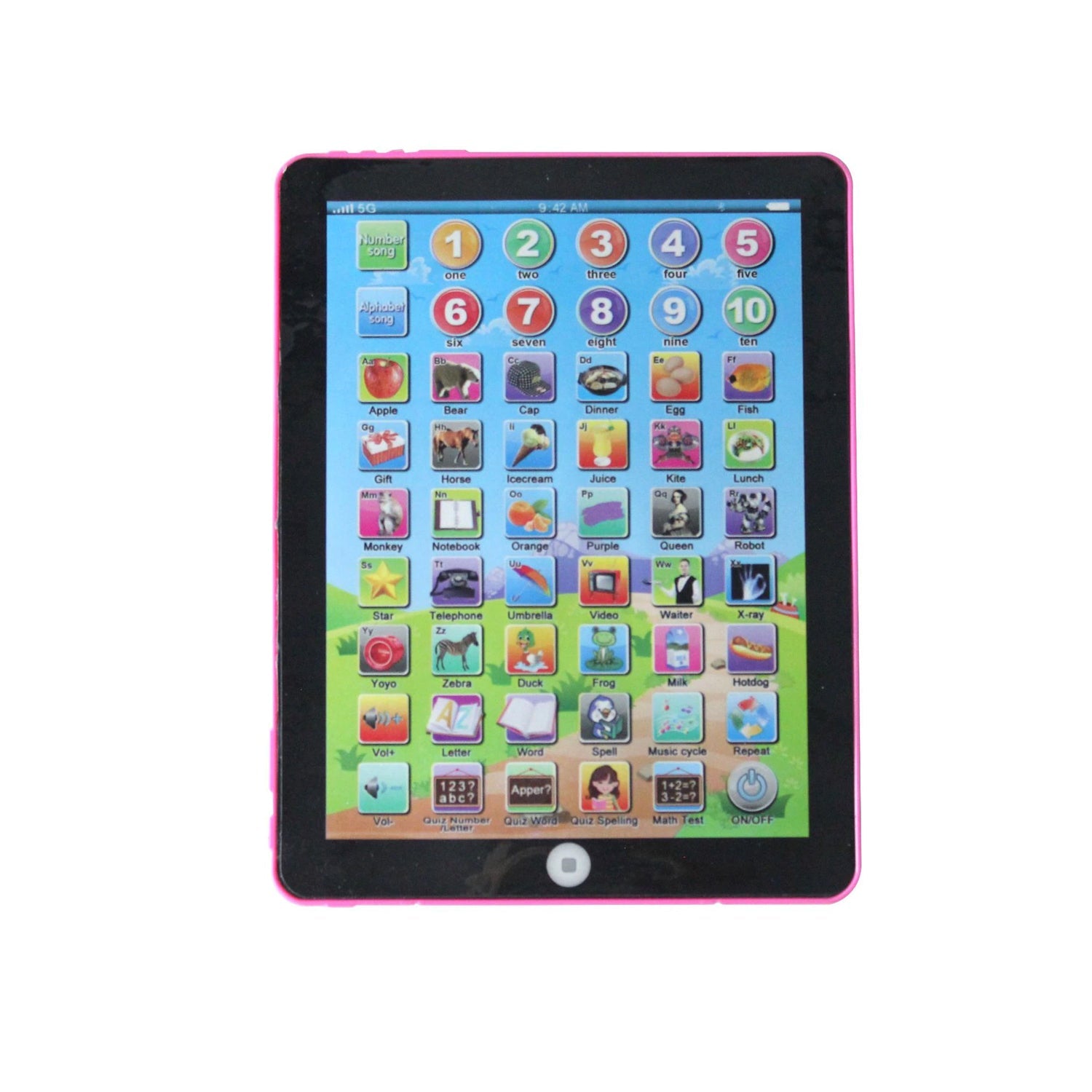 8086 Kids Learning Tablet Pad For Learning Purposes Of Kids And Children’s. DeoDap