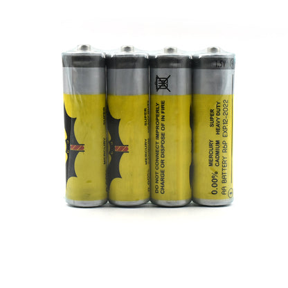 6121 4Pc AA Battery and power cells used in technical devices such as T.V remote, torch etc for their functioning. DeoDap