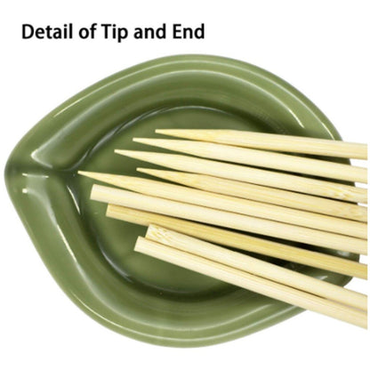 1119 Bamboo Wood Skewer BBQ Sticks DeoDap