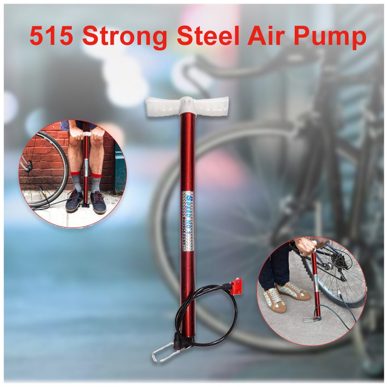 515 Strong Steel Air Pump DeoDap